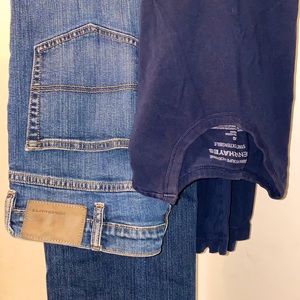 DUO - Shirt (L) + Jeans (36/34) // Denver Hayes